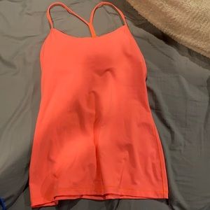 Bright Orange lulu tank top